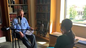 Vice President and host of CU On the Air Podcast, Ken McConnellogue interviews Professor Ana Maria Rey, CU Boulder