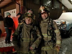 Helen Norton and her spouse, Kenny, serve as volunteer firefighters.