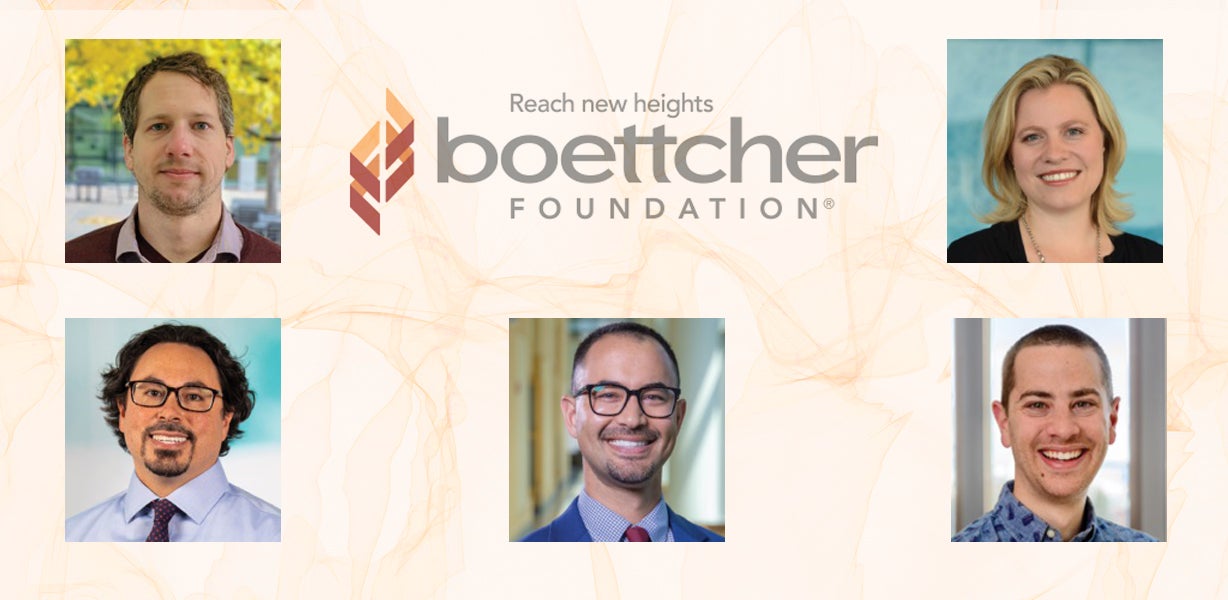 Five CU researchers among Boettcher Foundation's 2022 class of Boettcher Investigators