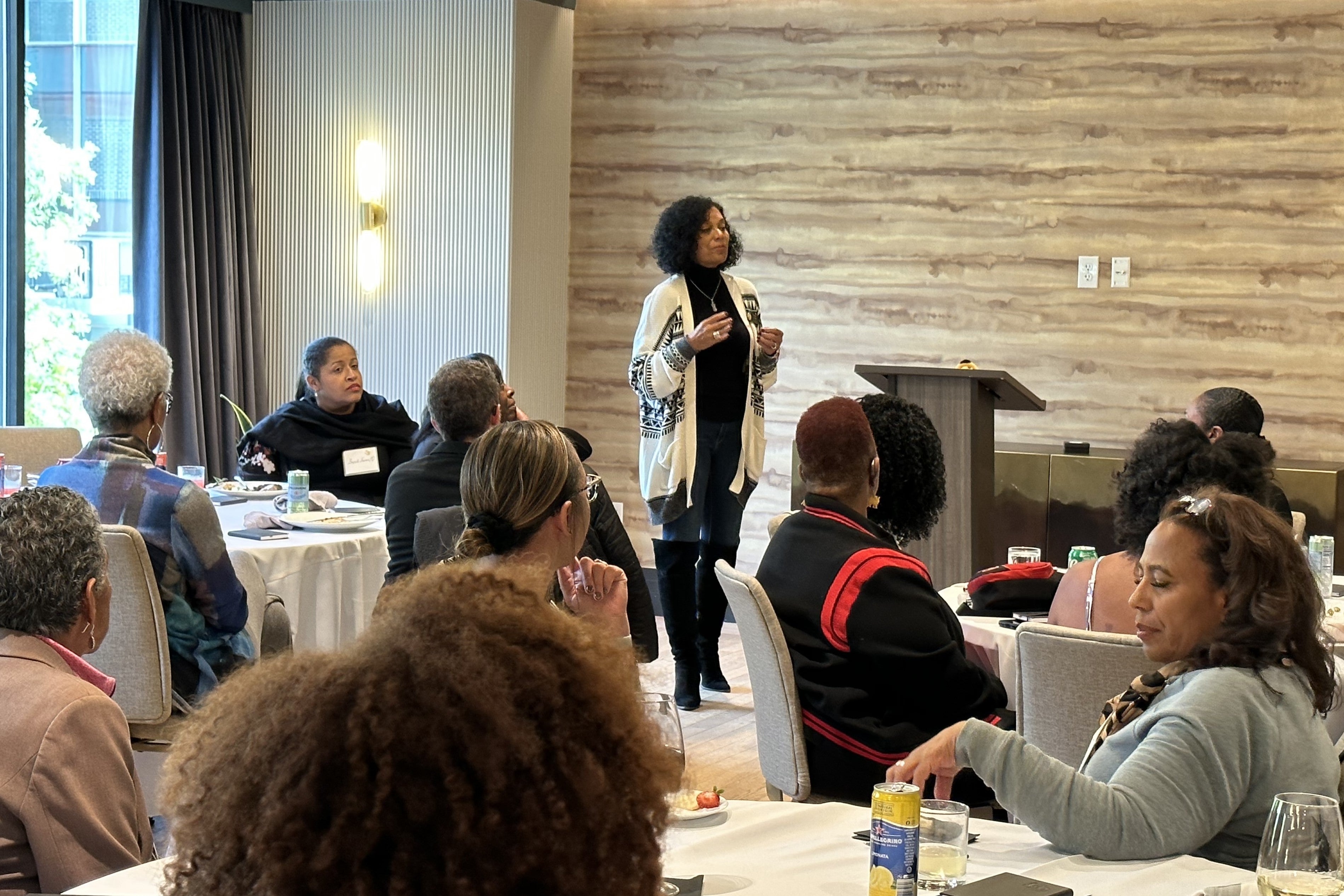 President Saliman, Black women leaders discuss community support for student success