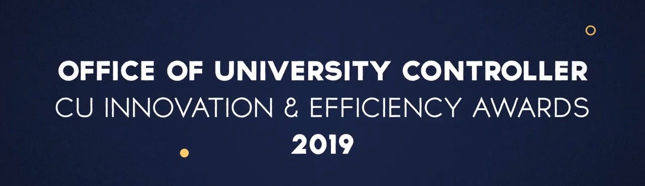 CU Innovation and Efficiency Awards: A winning orientation 