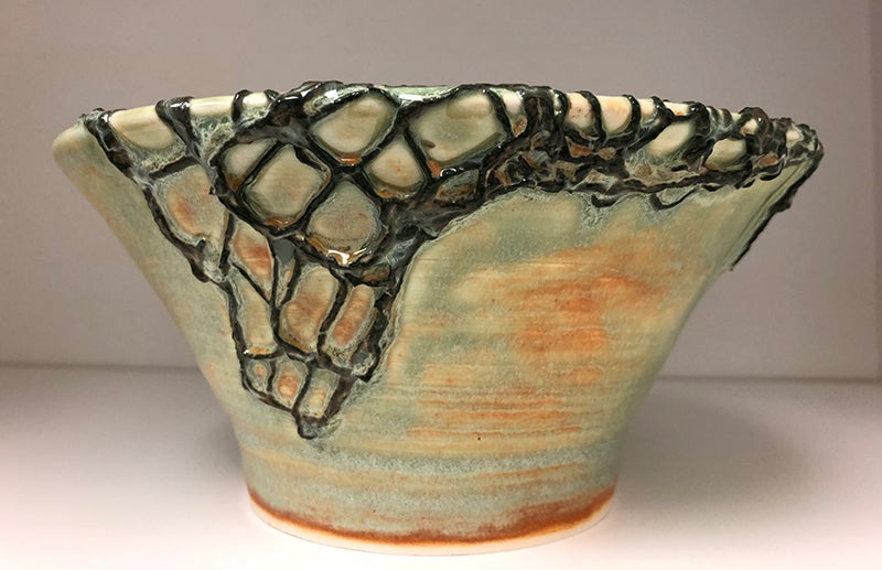 Some of Magin's pottery work.