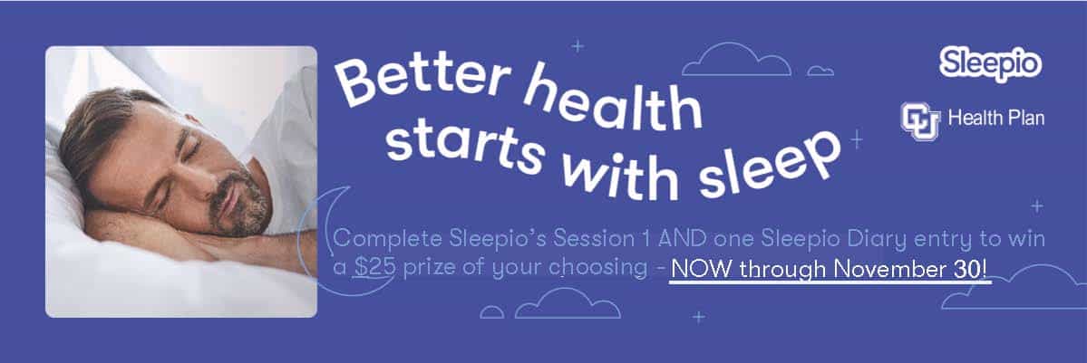 Sleepio offers incentive for eligible users through Nov. 30