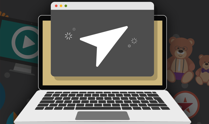 Graphic image of a laptop