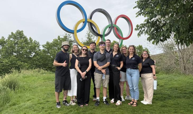 Group of UCCS students posing for photo