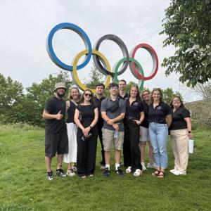 Group of UCCS students posing for photo