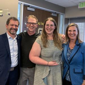 D’Elia recognized as President’s Employee of the Year