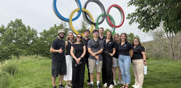 Group of UCCS students posing for photo
