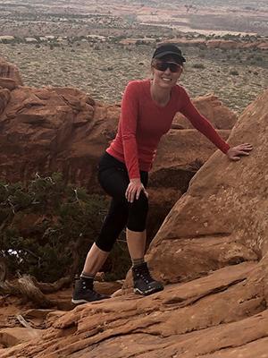 Cathy Bradley enjoys hiking.