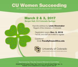 CU Women Succeeding Symposium