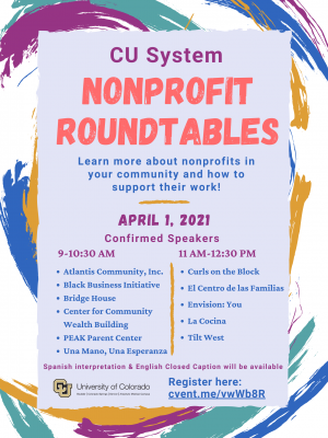 CU system DEI roundtables to highlight work of local nonprofits 