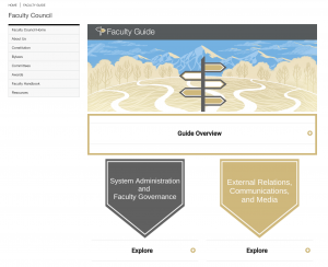 New CU Faculty Guide gathers resources in convenient spot