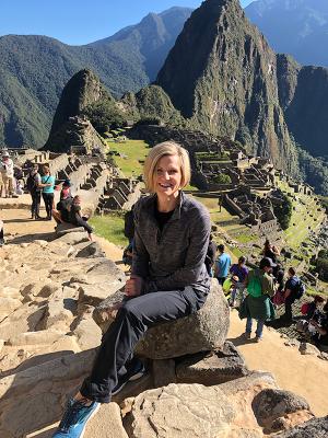 Heikkila in Machu Picchu.