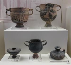 Hellenistic pottery from Olympia.