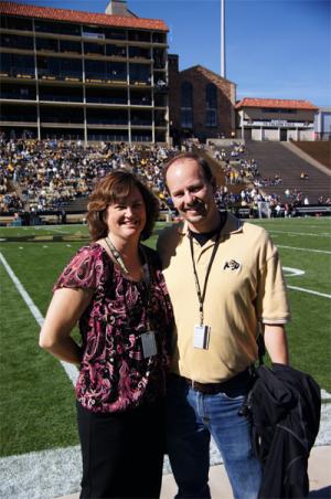 David Robles and his wife, Marcy