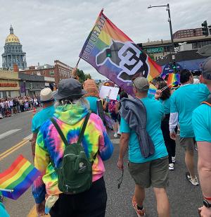 CU shines at Denver Pride