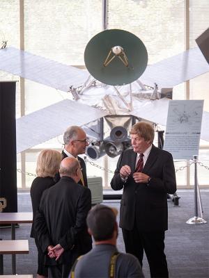 President Kennedy visiting LASP in 2019