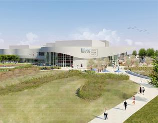 An artist’s rendering of the UCCS Ent Center for the Arts.