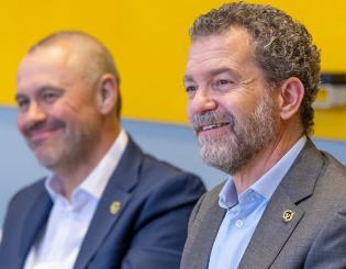 President Saliman spends the day at CU Denver 