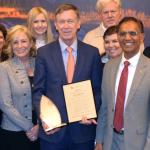 Hickenlooper honored by Faculty Council