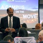 Reddy meets with alumni, advocates in Denver luncheon