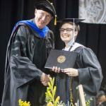Staff and family members take part in commencement festivities 