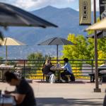 Photo of students on the University of Colorado Colorado Springs campus