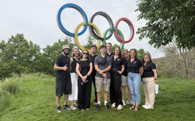 Group of UCCS students posing for photo