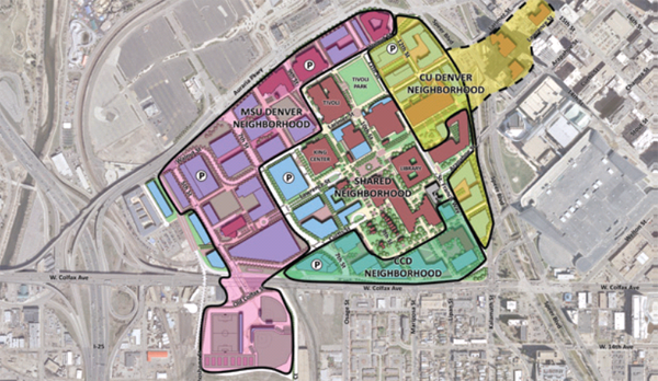 University Of Denver Campus Map - Map