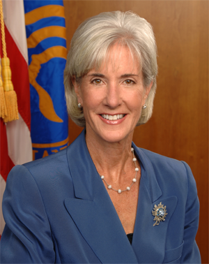 Kathleen Sebelius, secretary of the U.S. Department of Health and Human Services